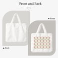 thumbnail image 2 of Rocae Rose Flowers or Plush Underarm Bag White Furry Purse Handbag for Autumn and Winter, 2 of 7