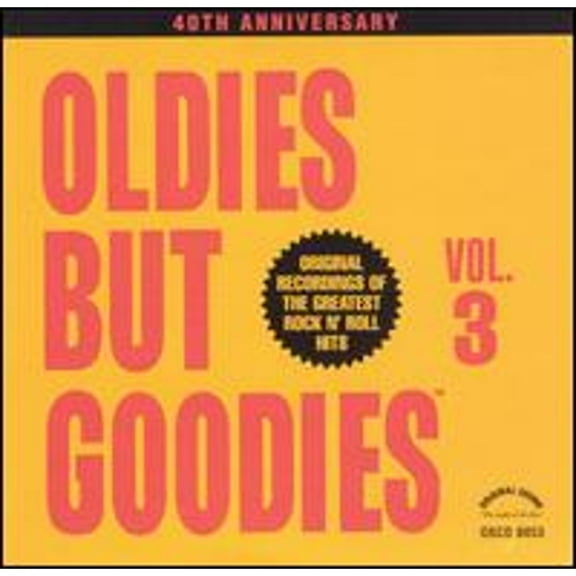 Pre-Owned Oldies but Goodies, Vol. 3 [CD] (CD 0081658853521) by Various Artists