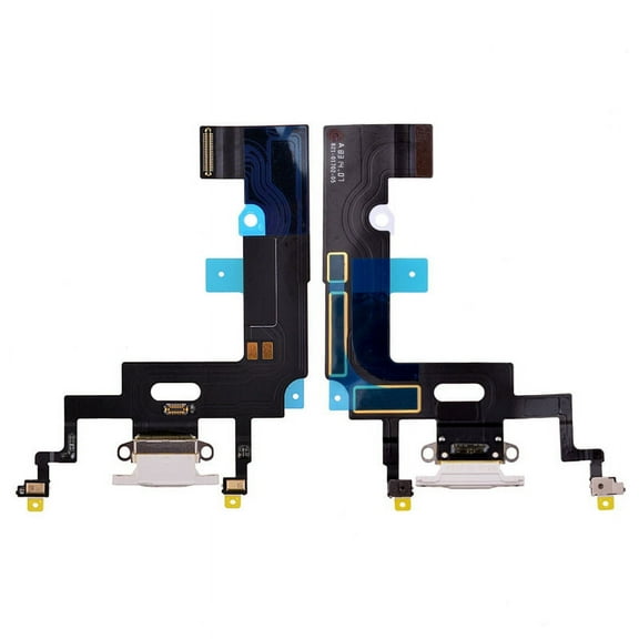 GSA Charging Port with Flex Cable For iPhone XR (High Quality) - White