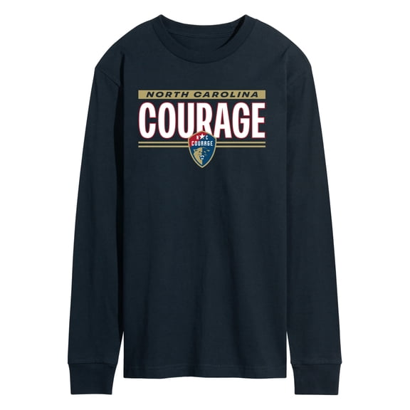 National Women's Soccer League - NC Courage Modern Club Long Sleeve Graphic T-Shirt