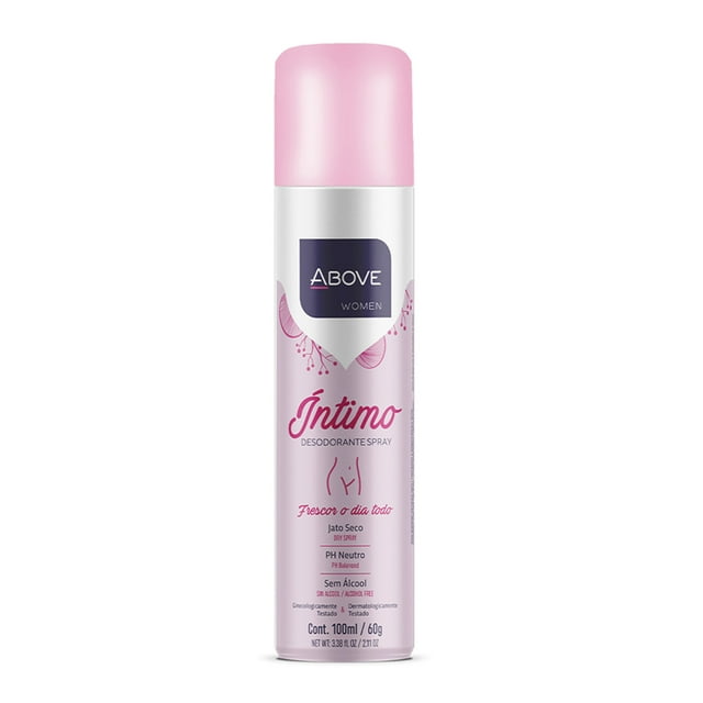 ABOVE Intimo Desodorante en Spray, Desodorante de Larga Duración, 60 g