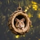 thumbnail image 1 of Adorno Navideño Colgante de Acrílico con Estampado de Animales Navideños | Regalo Ideal para Familiares y Compañeros de Trabajo | Impresión a Doble Cara | Material Acrílico Resistente | 8 X 8 Cm | Re, 1 of 7