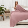 thumbnail image 2 of Manta Comfy Cubs Muslin Queen, 90 x 90, 6 capas, color malva, 2 of 6