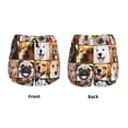 thumbnail image 3 of Yiaed Collage of different dogs Print Women's Running Shorts with Liner 3 Zipper Pockets Elastic Workout Athletic Gym Yoga Shorts-XX-Large, 3 of 7