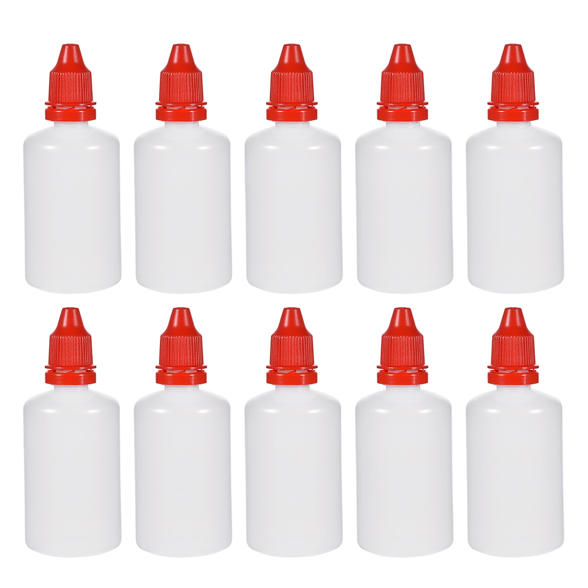 Plastic Dropper Bottle, 50ml/1.7 oz Small Mouth Drop Bottles Empty