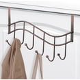 thumbnail image 2 of Dream Bath Bronze Over the Door Horizontal 9 Hook Bathroom Towel and Clothing Hanger, 2 of 4