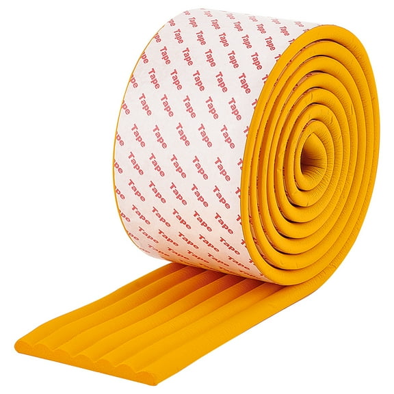 NBR Anticollision Strip for Furniture Against Corners golden 73x8mm 2m/roll