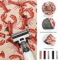 thumbnail image 5 of Round Area Rugs 4Ft, Coastal Lobster Non-Slip Washable Circle Rugs Carpet, Summer Beach Ocean Marinelifes Red Brown Indoor Outdoor Rug Floor Mats Throw Runner for Bedroom Living Room Bathroom, 5 of 8