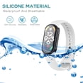 thumbnail image 1 of Instalación tipo prensa de silicona para correa de reloj para Xiaomi Mi Band 8 (Blanco) Ndcxsfigh Para estrenar, 1 of 8