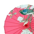 thumbnail image 5 of de papel aceitado chino, de danza clásica, a prueba de lluvia, portátil, sombrilla de estilo oriental para disfraces, festivales de Estilo H Yinane sombrilla china, 5 of 5