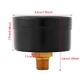 thumbnail image 4 of Mini manómetro para combustible, aire, aceite, líquido, agua, 0-20 bar/0-300 psi, rosca BSPT de 1/8, 4 of 11