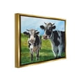 thumbnail image 4 of Stupell Industries Cows in Pasture Landscape Animals & Insects Painting Gold Floater Framed Canvas Art Print Wall Art, 31 x 25, 4 of 10