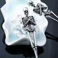 thumbnail image 5 of PEIBang Halloween Skeleton Fork Spoon Set 6.50 inches Titanium Steel Gothic Cutlery Western Tableware Spooky Dining Utensils for Kitchen Party Decor, 5 of 6