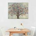 thumbnail image 2 of COMIO  Butterfly Canvas Art Framed Rustic Tree of Life Wall Print Wood Background Painting Picture for Farmhouse Cabin Decorations, 2 of 4