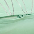 thumbnail image 3 of Ivory Park Foil Geo Mint & Silver Decorative Throw Cushion, 3 of 3