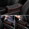 thumbnail image 2 of Car Hand Pad Wear-resistant Fine Workmanship Easy Installation 2 in 1 Minimalistic Interior Accessory Faux Leather Car Memory Foa, 2 of 10