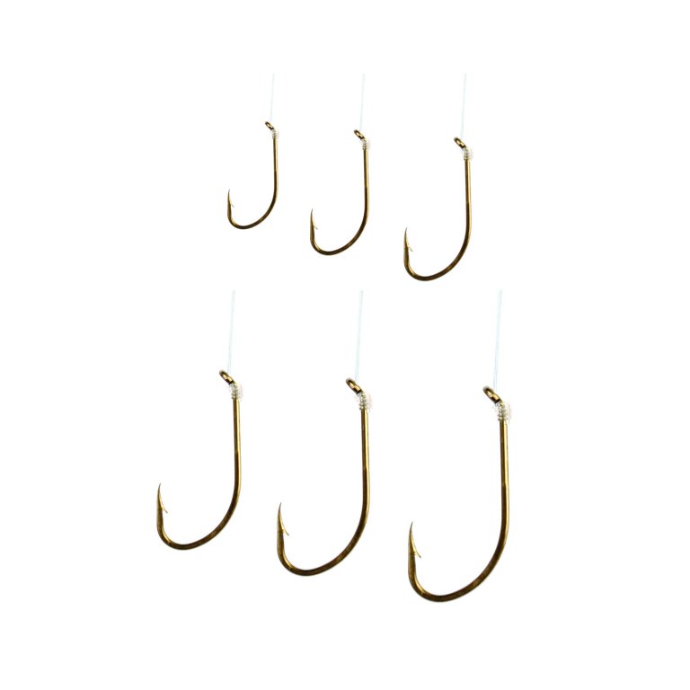 eagle claw fish hook size 10 Eagle Claw Plain Shank Snells Fish Hooks, Size 10, 6 Pack