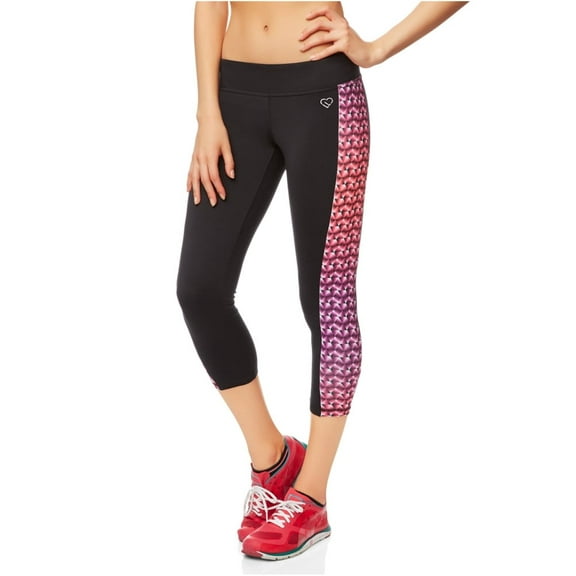 Aeropostale Womens Geo Active Athletic Track Pants, Black, Juniors, X-Small