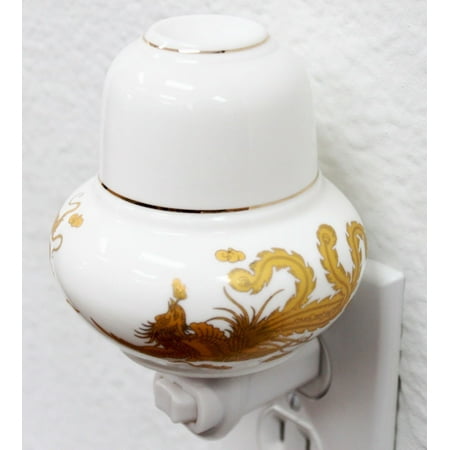 - Dragon Phoenix Porcelain Night Light Lamp Candle Aromatherapy Oil Warmer Burner