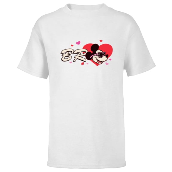 Disney Valentine's Day Bro Brother Gift Family Matching Trip - Short Sleeve T-Shirt for Kids - Customized-White