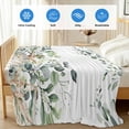 thumbnail image 4 of Sage Green Ocean Cooling Blanket, Lightweight Breathable Summer Throw Blanket with Double Sided Cold Effect,Coastal Eucalyptus Starfish Shell Picnic Beach Blankets Bed Sheet for Hot Sleepers 30"x40", 4 of 8