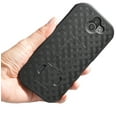 thumbnail image 6 of Nakedcellphone Compatible with Case Kyocera Duraforce Pro 2, Black Tread Slim Ribbed Hard Shell Cover with Kickstand, 6 of 7