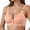 Pink, variant on XFeng Women Floral Lace Underwire Bra, V Neck Adjustable Wide Straps Comfort Support Bra