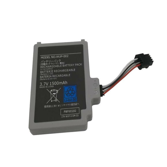 Nintendo Wii U Gamepad Replacement Rechargable Battery 1500 mAh 3.7V 5.6Wh WUP-012 WUP-010 WUP-002