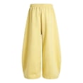 thumbnail image 6 of Shadoumai Girls Loose Casual Sweatpants Curved Leg Design Loose Breathable Jogger Pants Relaxed Fit Sport Pants For Girls Daily Wear,Girls Uniform Pants 6-7 Years, 6 of 6