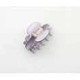 thumbnail image 4 of Faship Premium Rhinestone Crystal Lavender Cellulose Acetate Floral Art Deco Hair Claw Clips, 4 of 7