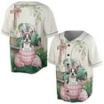thumbnail image 3 of Easter Egg Boston Terrier Bunny Ear Welcome Spring Truck All Over Print 3D Baseball Shirt Gentleman Dog Lover Gifts Softball Sport - 12002, 3 of 6