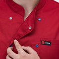 thumbnail image 5 of Atmospheric Men‘s Long-sleeved Kitchen Work Clothes - Chef Baker Cotton Clothes tzw, 5 of 5