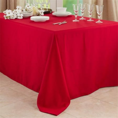 

Saro Lifestyle 321.R90120B 90 x 120 in. Casual Design Everyday Tablecloth Red