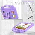 thumbnail image 5 of Kids Cover Case for Amazon Kindle Fire HD8 / HD8 Plus 2020/2022/2024, EVA Dropproof Handle Kids Friendly Rugged Lightweight Child Case for Amazon Kindle Fire HD8 / HD8 Plus 2020/2022/2024, Lightpurple, 5 of 8