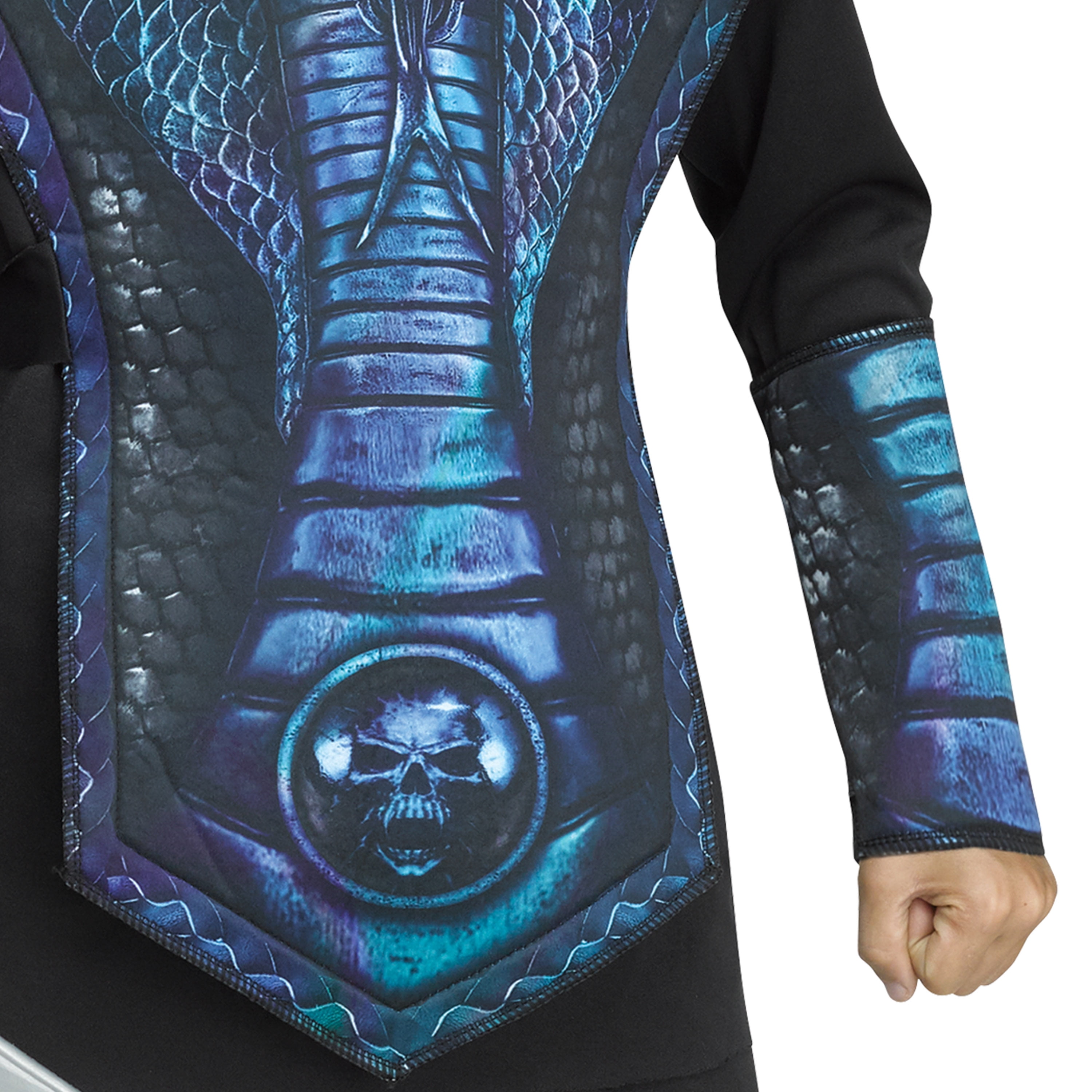 Cobra Ninja Halloween Costume for Children, Blue, Boy's Size M (8), by Way to Celebrate