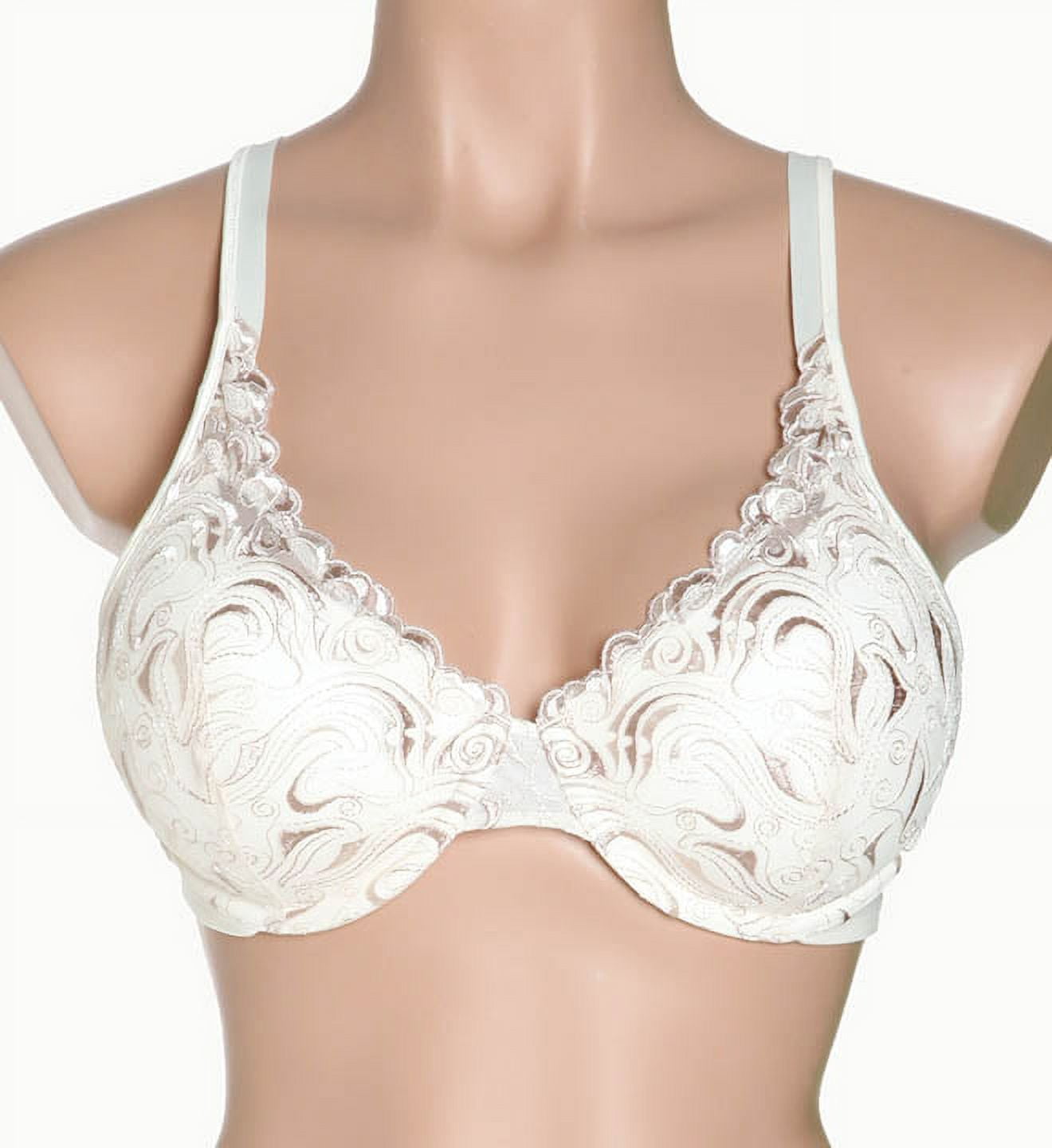 Playtex Bra Love My Curves Side Smoothing Wirefree Tru Support Ivory Pearl  40D