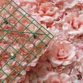 thumbnail image 4 of BalsaCircle 4 Blush Silk Roses Hydrangea Flowers Wall Panels 11 feet UV Protected Background Wedding Party Photo Booth, 4 of 6