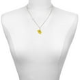 thumbnail image 2 of Delight Jewelry Silver-tone Yellow Hibiscus Flower - Silvertone Class of 2026 Delicate Bar Necklace, 18.75", 2 of 4