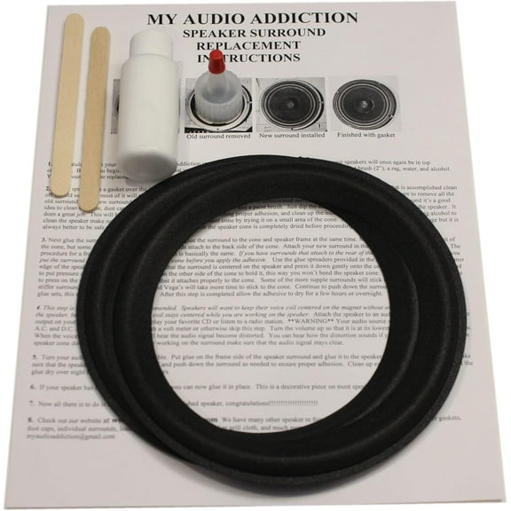 Speaker Surround Repair Kit for Boston Acoustics HD 7