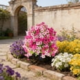 thumbnail image 5 of Kbndieu Pink Artificial Flowers for Outdoors with Ground Spike, UV Resistant Fake Greenery Shrubs, Summer Faux Floral Plants Bushes for Home Garden Yard Patio Decor, 5 of 6