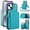 Green, variant on Compatible with iPhone 15 Pro Max 6.7 inch Wallet Phone Case Tempered Glass Screen Protector Wrist Crossbody Strap Stand Credit Card Holder RFID Slot Cell Cover for i Phone15ProMax Women Girls Brown