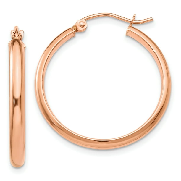 Rose gold hoop shop earrings canada