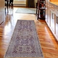 thumbnail image 2 of Bohemian Decorative Rug, Ethnic and Asian Design Mandala Inspired Boho Art Flower Blossoms, Quality Carpet for Bedroom Dorm and Living Room, 6 Sizes, Purple Grey, by Ambesonne, 2 of 2