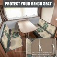 thumbnail image 2 of FOR U DESIGNS Boho Mandala Dog Paw Pattern 2 Pack RV Dinette Cushion Covers Breathable Sofa Furniture Protector Replacement Loveseat Sofa Chair Cover Camper Seat Covers Dinette Booth, 2 of 7