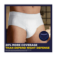 thumbnail image 2 of TENA Overnight Extra Coverage Incontinence Underwear for Men, Masculine Style and Discreet Cut Men's Underwear, Large/X-Large 12 CT, 2 of 5