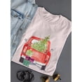 thumbnail image 3 of Christmas Cars Iii T-Shirt Women -Jennifer Paxton Parker Designs, Female Small, 3 of 4
