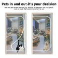 thumbnail image 5 of NEWEEN Cat Screen Door Fits Door Size 30"x 80" Thickened Heavy Duty Pets Resistant Mesh Screen Door for Living Room,Kitchen,Bedroom,Cat Proof Screen with Zipper Closure, 5 of 8