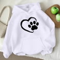 thumbnail image 5 of HAiming Kids Pullover Sweatshirts Printed Long Sleeve Hooded Loose Casual Shirts Fall Winter Workout Tops with Pockets, 5 of 7