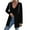 Black, variant on Women's Cable Knitted Zip Up Jackets Long Sleeve Drawstring Hoodies Jackets Fall Winter CoatsWarm Outerwear White S