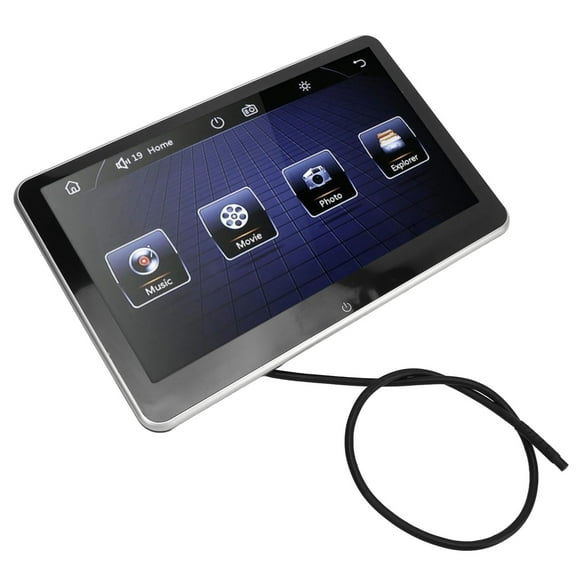 Car Headrest Monitor, Simple Installation 1080P 11.6 Inches Hd Touch Screen Car Headrest Video Player Mirror Link for Car